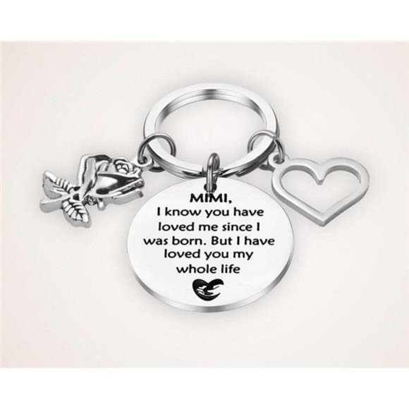 Mimi I Know You Have Loved Me Since I Was Born Keychain | Mimi Grandma Present - Picture 6 of 8